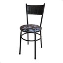 Ver imagem 6 de Conjunto 6 Cadeiras Pretas para Cozinha Viena Cor:floral Preto