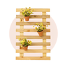 Treliça de Madeira Painel Jardim Vertical 4 Pcs Floreira - 1
