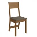 Ver imagem 4 de Conjunto de Mesa 1,50cm Belgica com 6 Cadeiras Indekes Freijo/off White/cacau