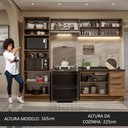 Ver imagem 6 de Armário de Cozinha Completa 270cm Rustic Stella Madesa 06