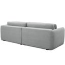 Ver imagem 6 de Sofá Retrátil Reclinável para Sala Living 3 Lugares Jacob 194cm T03 Linho Cinza Urano - Lyam