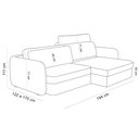 Ver imagem 5 de Sofá Retrátil Reclinável para Sala Living 3 Lugares Jacob 194cm T03 Linho Cinza Urano - Lyam