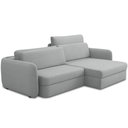 Ver imagem 3 de Sofá Retrátil Reclinável para Sala Living 3 Lugares Jacob 194cm T03 Linho Cinza Urano - Lyam