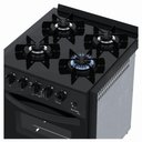 Ver imagem 5 de Fogão de Piso Venax Picasso Line de Embutir 4 Bocas a Gás Preto Fosco 30258
