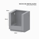 Ver imagem 4 de Fogão de Piso Venax Picasso Line de Embutir 4 Bocas a Gás Preto Fosco 30258