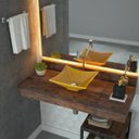 Ver imagem 1 de Kit Cuba L30 com Torneira Link 1062 Metal e Válvula Click 1''b + Sifão Pvc e Flexível Compace