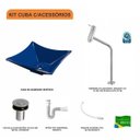 Ver imagem 3 de Kit Cuba L30 com Torneira Link 1062 Metal e Válvula Click 1''b + Sifão Pvc e Flexível Compace