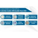 Ver imagem 3 de Cama Box King: Colchão Espuma Castor D33 Black e White Double Face + Base CRC Courano White(193x203)