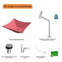 Ver imagem 3 de Kit Cuba L30 com Torneira Link 1062 Metal e Válvula Click 1''b + Sifão Pvc e Flexível Compace