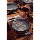 Ver imagem 3 de Prato Raso Tramontina Churrasco Stone em Porcelana Decorada 28 Cm Tramontina