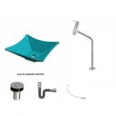 Ver imagem 2 de Kit Cuba L30 com Torneira Link 1062 Metal e Válvula Click 1''b + Sifão Cromado e Flexível Compace