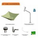 Ver imagem 3 de Kit Cuba L30 com Torneira Link 1062 Metal e Válvula Click 1''b + Sifão Cromado e Flexível Compace