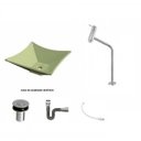 Ver imagem 2 de Kit Cuba L30 com Torneira Link 1062 Metal e Válvula Click 1''b + Sifão Cromado e Flexível Compace