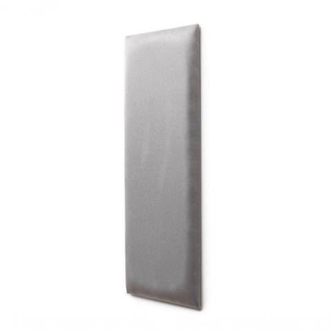 Placa Cabeceira 20cm X 60cm Unidade Suede Cinza
