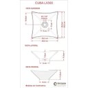 Ver mais imagens de Kit Cuba L30 com Torneira Link 1062 Metal e Válvula Click 1''g + Sifão Cromado e Flexível Compace