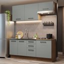 Ver imagem 1 de Cozinha Completa 180003 Com Armário E Balcão Rustic/Cinza