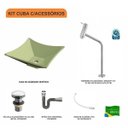 Ver imagem 3 de Kit Cuba L30 com Torneira Link 1062 Metal e Válvula Click 1''g + Sifão Cromado e Flexível Compace