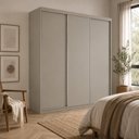 Ver imagem 1 de Guarda-Roupa Casal MDF BP 3 Portas 4 Gavetas Liege Panna
