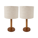 Ver imagem 1 de Kit 02 Abajur Para Quarto Sofia Cúpula Linho