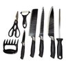 Kit para Churrasco Facas Titanium 8 Pçs Premium Gourmet Inox:preto - 4