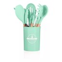Ver imagem 1 de Conj. Utensílios para Cozinha 12 Pç 2444344 Verde - Quanhe