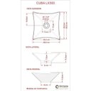 Ver mais imagens de Kit Cuba L30 com Torneira Link 1062 Metal e Válvula Click 1 1/2" + Sifão Pvc e Flexível Compace