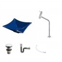 Ver imagem 2 de Kit Cuba L30 com Torneira Link 1062 Metal e Válvula Click 1 1/2'' + Sifão Cromado e Flexível Compace