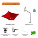 Ver imagem 3 de Kit Cuba L30 com Torneira Link 1062 Metal e Válvula Click 1 1/2'' + Sifão Cromado e Flexível Compace