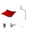 Ver imagem 2 de Kit Cuba L30 com Torneira Link 1062 Metal e Válvula Click 1 1/2'' + Sifão Cromado e Flexível Compace