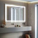 Ver imagem 7 de Espelho jateado iluminado com led frio 80x100cm Woodglass 80x100 jato frio