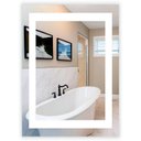 Ver imagem 2 de Espelho jateado iluminado com led frio 80x100cm Woodglass 80x100 jato frio