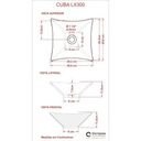 Ver imagem 6 de Kit Cuba L30 com Torneira Link 1062 Metal e Válvula 1" Compace