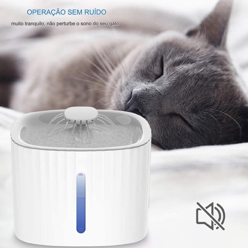 Bebedouro Pet Inteligente Fonte de Água Automático com Filtro - 5