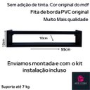 Ver imagem 4 de Nicho Porta Boneco Pelúcia Prateleira Revisteiro Preta para Quarto Infantil 55cm