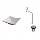 Ver imagem 2 de Kit Cuba L30 com Torneira Link 1062 Metal e Válvula Click 1"b Compace