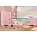 Ver imagem 5 de Jogo Quarto Infantil Personagens Carros Rosa Completo para Menina Criança Moderno