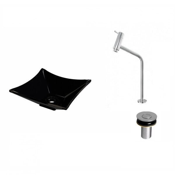 Kit Cuba L30 com Torneira Link 1062 Metal e Válvula Click 1"B Compace - 2