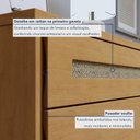 Ver imagem 6 de Cômoda 5 Gavetas Ratan 100% MDF Unique