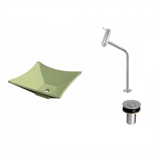 Kit Cuba L30 com Torneira Link 1062 Metal e Válvula Click 1"B Compace - 2