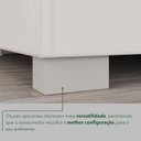 Ver mais imagens de Guarda-Roupa Modulado Canto com Pé 1 Porta Fortaleza Branco
