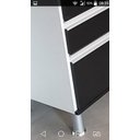 Ver imagem 3 de Gabinete para Pia de Cozinha de 1,20m Michelangelo Preto Fosco 100% Mdf 15mm Rino Móveis