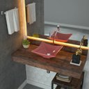 Ver imagem 1 de Kit Cuba L30 com Torneira Link 1062 Metal e Válvula Click 1"g Compace