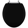 Assento Sanitário Laqueado Loren Way Preto para Louça Lorenzetti - 1