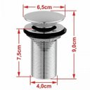 Ver mais imagens de Kit Cuba L30 com Torneira Link 1062 Metal e Válvula Click 1 1/2" Compace