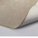 Ver imagem 2 de Passadeira Tapete Bouclé Creme Veludo 45x140cm Antiderrapante