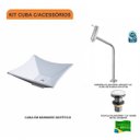 Ver imagem 3 de Kit Cuba L30 com Torneira Link 1062 Metal e Válvula Click 1 1/2" Compace