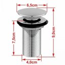 Ver mais imagens de Kit Cuba L30 com Torneira Link 1062 Metal e Válvula Click 1 1/2" Compace