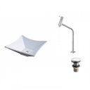 Ver imagem 2 de Kit Cuba L30 com Torneira Link 1062 Metal e Válvula Click 1 1/2" Compace