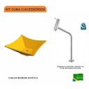 Ver imagem 3 de Kit Cuba L30 Torneira Link 1062 Metal 1/4 Volta Compace