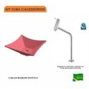 Ver imagem 3 de Kit Cuba L30 Torneira Link 1062 Metal 1/4 Volta Compace